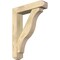Ekena Millwork Funston Craftsman Rough Sawn Bracket w/ Offset Brace, Douglas Fir, 6"W x 26"D x 34"H BKT0604X26X34FST04RDF - alternate 1